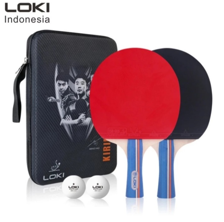 LOKİ WANG HAO İKİLİ RAKET+KILIF+TOP  SET